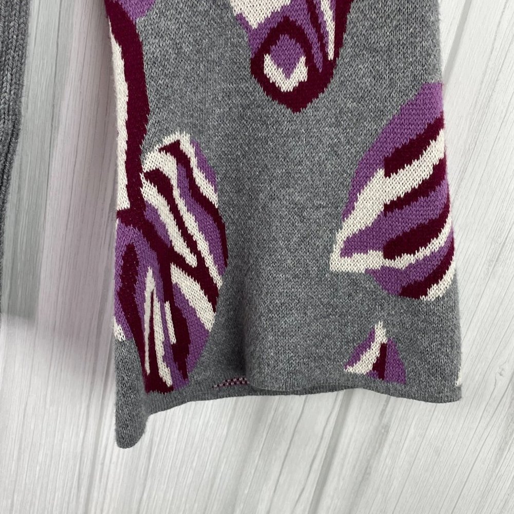 Cabi 3704 Eden Sweater Floral Bell Sleeve Cowl neck Pullover Turtleneck Size XS - Picture 3 of 4